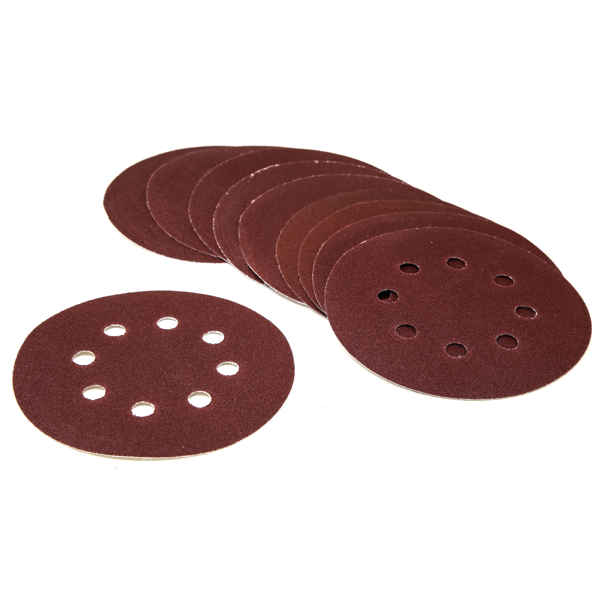 WEN 6305SP80 80-Grit Hook-and-Loop 5-Inch Sandpaper Sanding Discs, 10 Pack